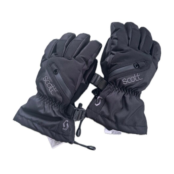 Scott Ultimate Pro Women's Snow Ski Hand Zip Faux Leather Palm Insulated Gloves - Picture 1 of 6